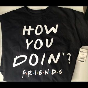Unisex Youth Friends TV Show Slogan Tee XL